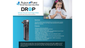 DROP Connect Smart Whole House Water Management System, Water Softener, Whole House Filter, Leak Detection, Pump Controller,